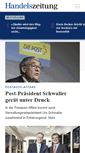 Mobile Screenshot of handelszeitung.ch