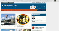 Desktop Screenshot of handelszeitung.at